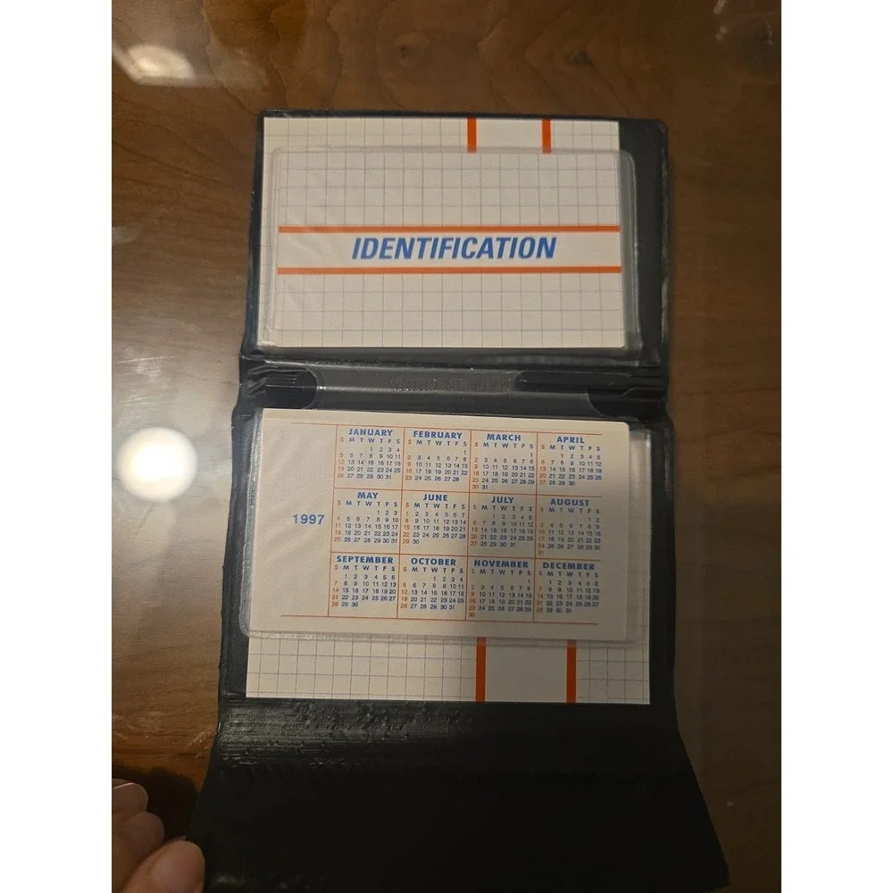 Vintage 1997 Pocket Organizer Calendar‎ Address Book w/ Pen Floral Magnetic